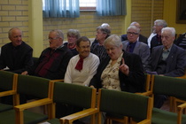 Eläkeläisten 40v. Juhla yleisöä