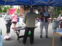 Asiakkaita ja kiirettää riitti